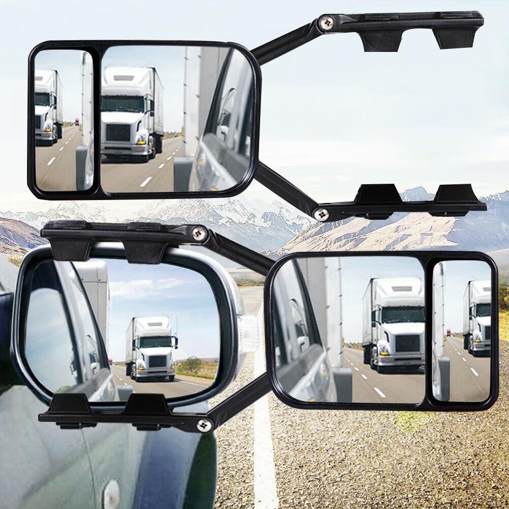 MACHSWON 2pcs Automotive Towing Mirrors Clip Universal Multi Trailer Caravan Car Truck Vehicle 4WD
