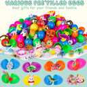 100 Pack Prefilled Easter Eggs with Assorted Toys Inside 6 Surprise Golden Eggs, 100 Plastic Easter Eggs Fillers with Fidget Toys Easter Basket Stuffers Fillers Egg Hunt Party Favors for Kids Boy Girl