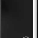 JJRING 18x24 Art Portfolio Folder with Plastic Sleeves, 24-Pocket Portfolio Binder Displaying 48 Pages, Presentation Book with Black Inner Paper for Artwork Storage, Black