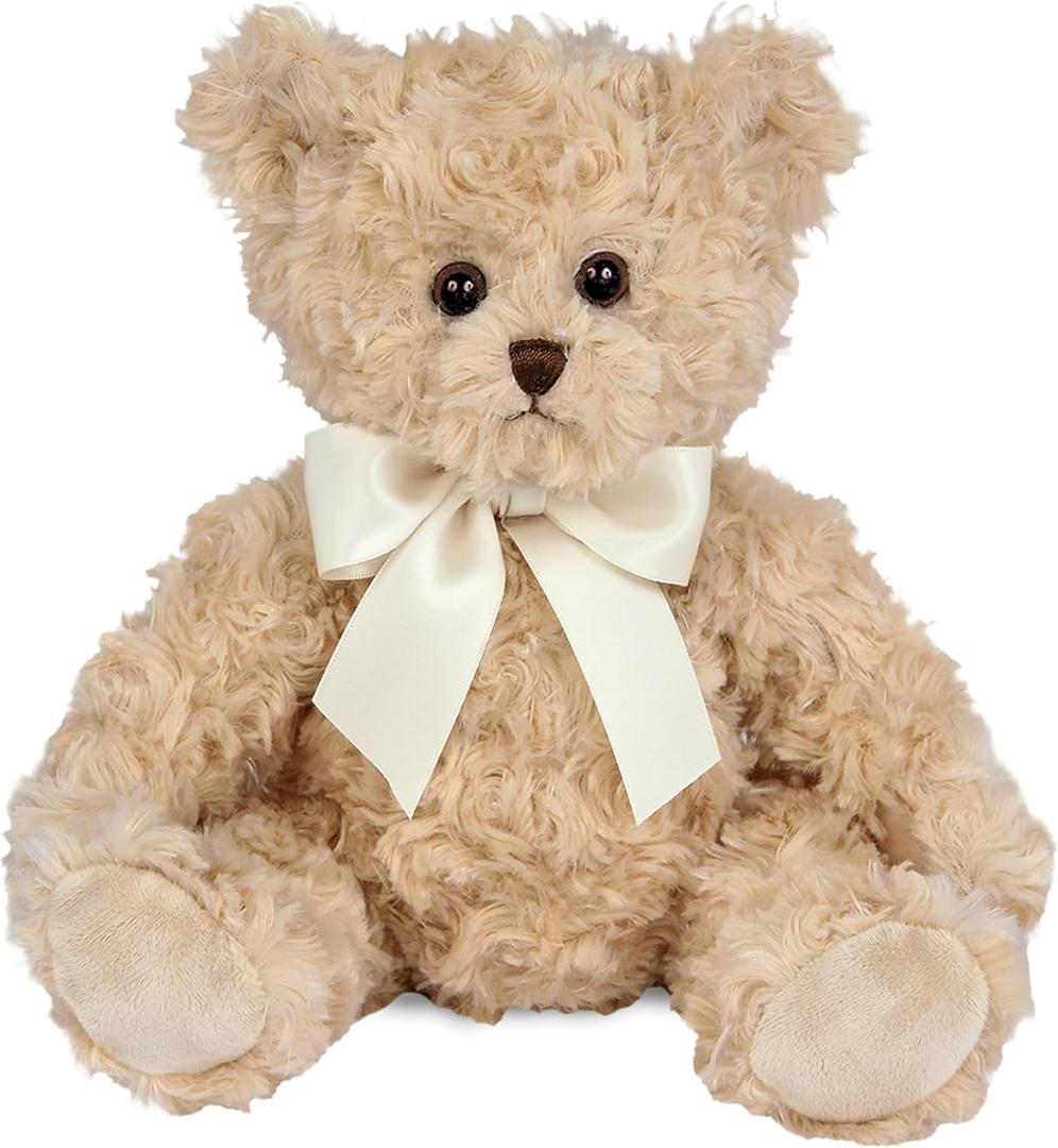 Bearington Lil' Tate Classic Teddy Bear Stuffed Animal - 12" Baby Bear Plush Toy with Soft Fur and Vintage Design - Adorable Bears Stuffed Animals for Girls and Boys - Gift for Kids
