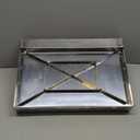 Onlyfire Universal Stainless Steel Griddle for Most BBQ Grills with Removable Handles, 18"12.5"