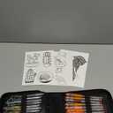 Aen Art Glitter Gel Pens with Case for Adult Coloring Books,\ Glitter Pen Set 40% More Ink Neon Glitter Gel Marker for Journaling Crafting Doodling Drawing