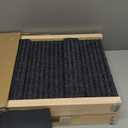 Upgraded 2026 Adjustable Dog Ramp 34.65" Foldable Pet Ramp with 5 Heights 13.621.5", Non-Slip Carpet & Leather Handle  Ramp for Bed, Couch & Sofa