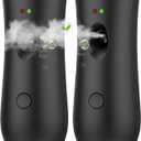 2 PACK Automatic Air Freshener Spray Dispenser | Adjustable Aromatherapy Machine for Homes, Bedrooms, Bathrooms, Offices, Hotels, and Commercial Spaces, Black