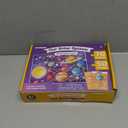 QUOKKA Solar System Puzzles for Kids Ages 4-6 - 70 Pcs Fun Kids Puzzles Ages 5-8 Preschool Floor Activities - Includes 50 Cards with 400+ Space Facts- Planet-Shaped Jigsaw Puzzle Gift for Girls Boys