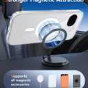 FNTCASE for Google Pixel 10a Case: Magnetic Military Grade Drop Protection with Screen Protector Anti Yellowing Cell Phone Cover - Rugged Shockproof Protective Bumper Transparent Cases(Clear Magsafe)