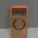 TORRAS 360 Magnetic Stand for iPhone 17 Pro Max Case, [Fit for MagSafe] [4X Military-Grade Protection] Slim Case for iPhone 17 Pro Max 6.9", Translucent Cosmic Orange, Ostand O3 Fitness Series