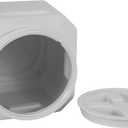 Vittles Vault Traditional Pet Food Storage Container For Dog Kibbles/Bird Seed/Oatmeal/Rice/Flour/Cereal, BPA Free Plastic, Sealed Airtight For Cat Food, Up To 30 lb, Made in USA, With Scoop, Gray, 30 Pounds
