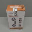 LEVERLOC Grab Bars for Bathtubs and Showers 2 Pack Suction Grab Bar, Heavy Duty 12 Inch Shower Handle Removable Bath Handrails for Seniors and Elderly, Bathroom Safety Grip No Drilling Waterproof Grey