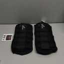 Sportneer Adjustable Ankle Weights Set - 1 Pair (2-10 lbs) Removable Sandbags for Women & Men, Comfortable Neoprene Leg Weights for Walking, Running, Pilates, Yoga, Home Workout & Physical Therapy (Black)