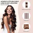 Heatless Curls Overnight Set - Jumbo Overnight Hair Curlers to Sleep In, Soft Velvet Hair Rollers for Women, No Damage Curls Styling Tools 6pcs