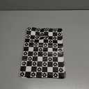 Package Mint 100 Pack 9x12 Reusable Merchandise Gift Bags with Handles – Daisy Checkerboard Design for Boutiques, Retail, and Party Favor Packaging