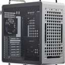 Cooler Master QUBE 540 ATX Mid-Tower PC Case – Highly Customizable Modular Computer Chassis with Movable I/O Panel, Multi-Position PSU Mount, Tempered Glass Panel & Portable Handles – Moonstone
