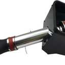 Cold Air Intake Kit with Filter fit for Dodge 1994-2001 Ram 1500 & 1994-2002 Ram 2500 V8 5.2L 5.9L Silver & Red