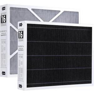 2 Pack X6675 MERV 16 Air Filter, 20x25x5, High-Efficiency Furnace Filter Compatible with Lennox X6675 & HCC20-28 furnace HVAC systems, Replaces Part HCF20-16
