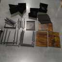 Small Computer Desk for Home Office, Compact Study Desks for Small Spaces, Kids Desk Study for Bedroom, Rustic Brown