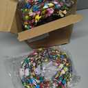 Yunsailing 64 Pcs Mardi Gras Light up Flower Crown Valentine Glow Themed Party LED Headband Girl Headpiece Glowing Floral Headdress(Classic)