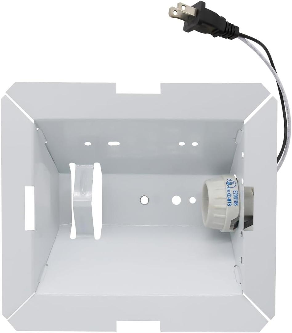 Thaekuns S97014212 Light Reflector with Socket fit for various Broan models