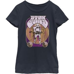 STAR WARS Trooper Gig Girls Short Sleeve Tee Shirt (Large, Navy Blue)