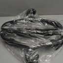 50 Pack Clothes Hangers, Non Slip Plastic Coat Hangers, Space Saving Hangers, Heavy Duty, Hanging Dry Wet Clothes,16.4" x 8.3", Black, UAPY0550B