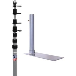 Ultimate Tailgate Kit with Portable Flagpole and Tire Mount