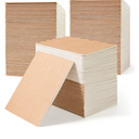 feela 170 Pack Blank Kraft Notebooks, Unlined Sketchbook Mini Cute Note Pad for Drawing Writing, Journal Bulk For Kids Students Office School Supplies, A6, 48 Pages, 4.25” X 5.5”, Brown