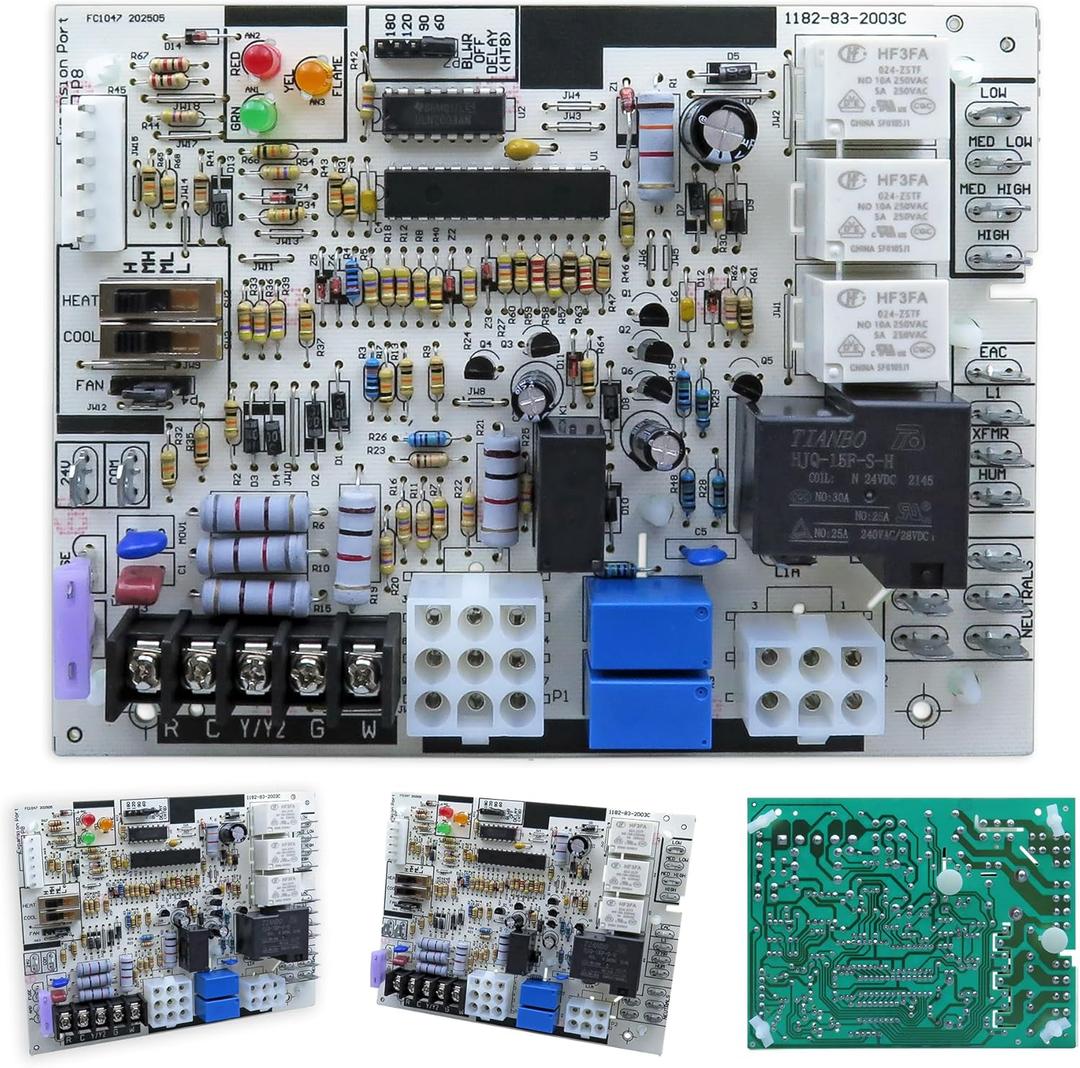 920915 Furnace Control Board - Direct Replacement for Nordyne 624742 & 904840 - Compatible with Intertherm, Miller, Tappan, Frigidaire, Gibson Single-Stage Gas Furnace