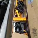 Portable Miter Saw Stand with 6.75 in Wheels 330 lbs Load Capacity Heavy Duty Universal Mitre Saw Stand Tool Storage Trays WK-MS080 (Silver,yellow)