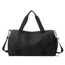 Large Capacity Travel Bag For Summer Lightweight Zipper Travel Bag Portable Sports Yoga Independent(Black) Pack of 4