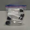 5 Piece Travel Bottles Set with Flip Cap, 60 ml Refillable Plastic Bottles, Empty Dispenser for Shampoo, Travel Size, Lotion, Essential Oils, Makeup Remover, Transparent and Leak-Proof