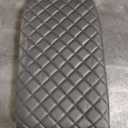 Upgraded Center Console Cover, Leather Armrest Arm Rest Cover Pad Cushion Middle Console Lid Cover, Car Interior Accessories (for Tesla Model3/Y 2017-2023 Black)