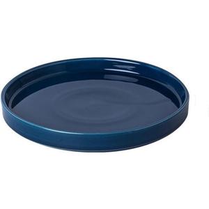 Ceramic Flower Pot Saucers, 9 Inch Plant Pot Saucers for Indoor Plants, Plant Trays for Pots Holding Water Drips and Soil, Drainage Tray for Plant Pot (Blue) 