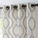 Jinchan, Window Curtains, 48X97 2 pieces