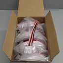 Kidde Hardwired Smoke Detector, AA Battery Backup, Interconnectable, LED Warning Light Indicators, 4 Pack