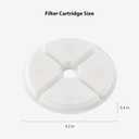 IMIPAW Cat Water Fountain Filter (10 Pieces), Replacement Cartridge for Cat Fountain, Clean Filtration, Low Noise Pet Water Dispenser W03 Replacement Cartridge