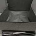 EITMOW 12inch Storage Baskets, Woven Fabric Bins, Storage Cubes with Reinforced Handles, Organizer Bins for Closet Shelves, Foldable, for Clothes (Gray, 4PCS/12*12inch)