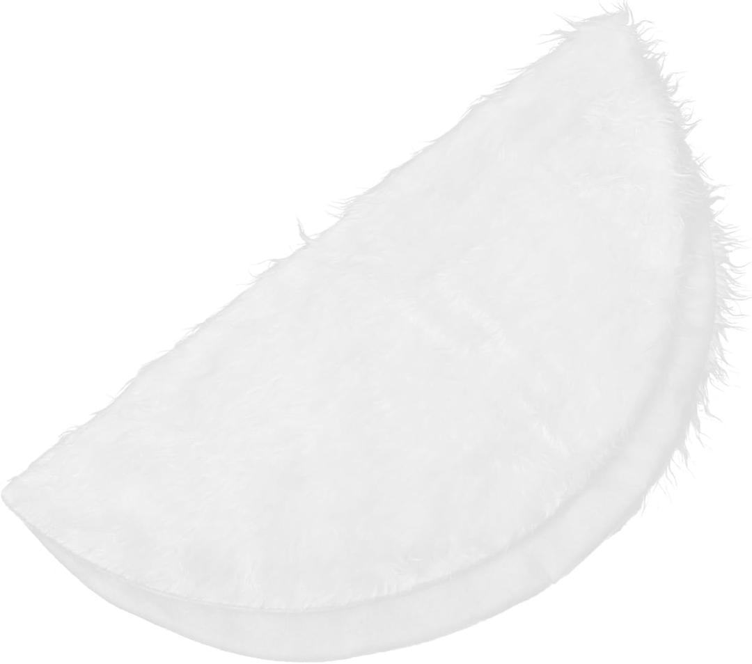 BRIGHTFUFU Merry Christmas Tree Skirt 76cm Large Green Skirt Tree Decorations Set