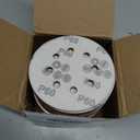 120 PCS 5 Inch 8 Hole Red Round Sandpaper, 60 80 100 120 150 180 220 240 320 400 600 800 Grit Sanding Discs, Hook-and-Loop Abrasive Sander Paper for Random Orbit Floor,Drywall Sander