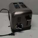 Cuisinart CPT-160BKS 2-Slice Metal Classic Toaster, Stainless Steel/Black
