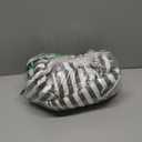 Nanko Striped King Size Duvet Cover Set, White and Grey Stripe Print Pattern 3 PCS - Microfiber Bedding Sets Comforter Cover Zip, Tie - Modern Farmhouse Style for Men and Women Teen, 100x90 Pillow Sham: 20x36