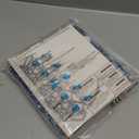 Meland Princess Dress Up for Girls 3-8, 11Pcs Mermaid Cape with Crown, Dress Up Clothes Birthday Gift Toys for Girls Toddlers (Ice Blue)