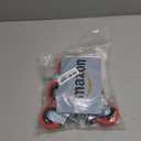 Mysit 2.5 inch Creeper Wheels Heavy-Duty M8 Threaded Swivel Caster Wheel 6 Pack, Mechanics Cart Service Cart Stool Post Mount Casters Replacement