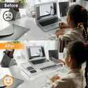 Acrylic Monitor Stand Riser Clear Computer Monitor Stand (Big)