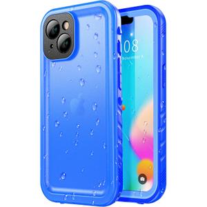 SPORTLINK Design for iPhone 14 Waterproof Case - Shockproof Dustproof Phone Case with Screen Protector for iPhone 14, Full Body Protective Case for iPhone 14 Cover 6.1'' Blue