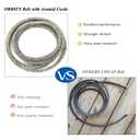 Aramid Cord Lawn Mower Deck Belt 5/8 x 176.75 inch for Hustler 797720 797720X, for Hustler XR7 with 60" Deck, for Woods 33710, for Wood RM306-3 RM306-8