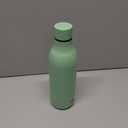 Insulated Water Bottle with Strap,25 oz Double Wall Stainless Steel Vacuum Bottles Metal Water Flask,Macaron Green