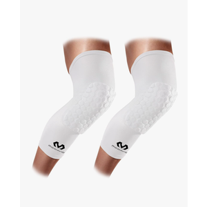 Knee Compression Sleeves: McDavid Hex Knee Pads Compression Leg Sleeve for Basketball, Volleyball, Weightlifting, and More - Pair of Sleeves S