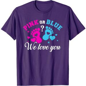 Gender reveal we love you T-Shirt L Gender reveal we love you T-Shirt L
