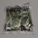 Cat Harness and Leash Set, Step-in Escape Proof Adjustable Vest Harness for Small Medium Large Cats, Lightweight Soft Breathable Reflective Kitten Harness for Walking Travel, Camping(Green, L) (L Chest: 47-52cm(18.5"-20.5"))