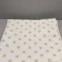 Toki Mats | Waterproof Cover Included Mega Play Mat 48 Inches x 48 Inches | Rainbow Stamp in Cream |Padded Play Mat with Included Cotton Removable Washable Cover